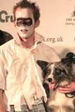 Richard Curtis and Pogo at Crufts 2009 Heelwork to music final
