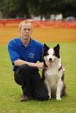 Sybil a Border collie a member of the dancing dog display team